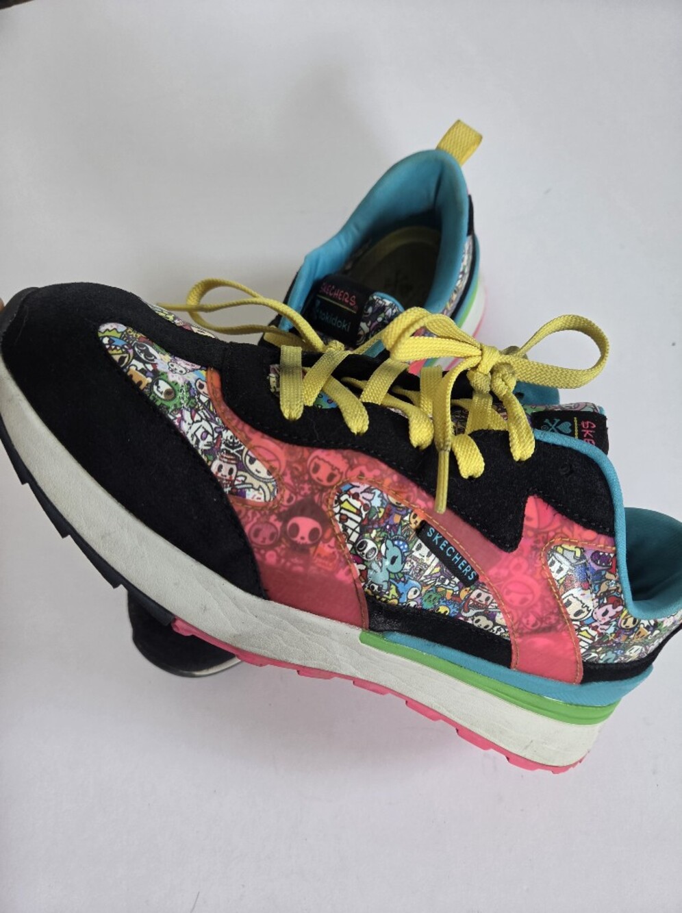 Skechers Women's x tokidoki characters Sunny Street unicorno ave Sneakers sz 9.5 - Picture 2 of 6
